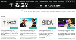 Desktop Screenshot of festivaldemalaga.com
